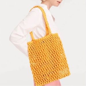 Jcrew Candiz Hand Knotted Rope Bag